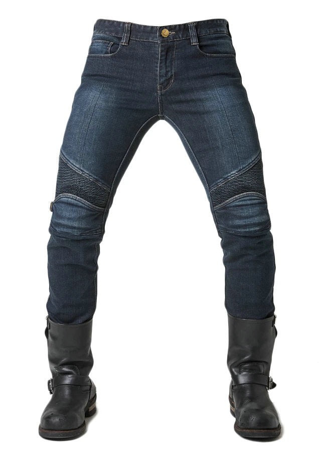 Abrasion-Resistant Motorcycle Skinny jeans