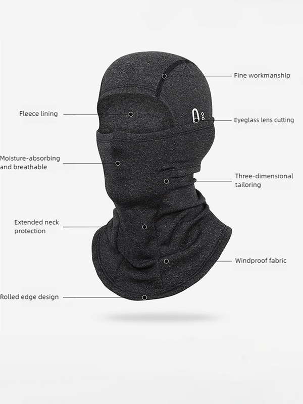 Windproof Face Fleece Cycling Balaclava