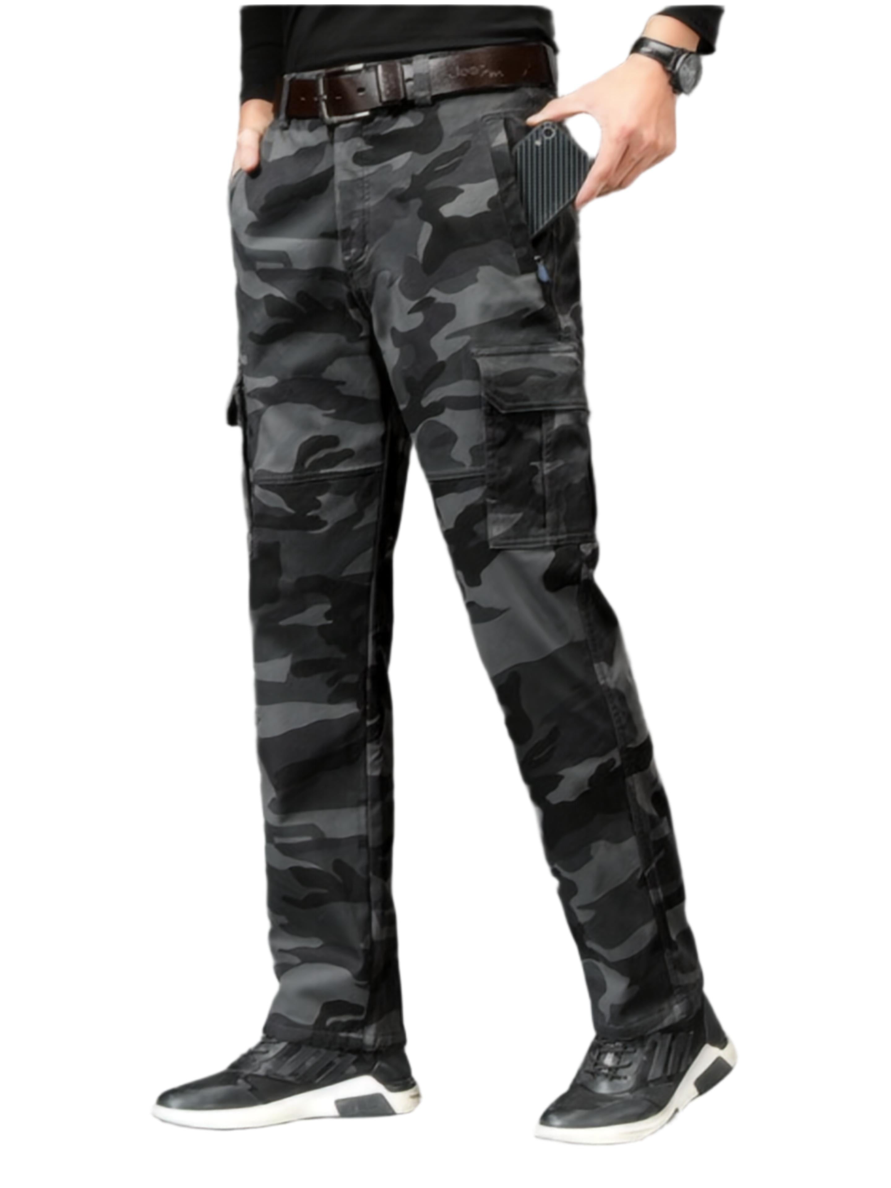 Men's Thermal Camo Cargo Pants