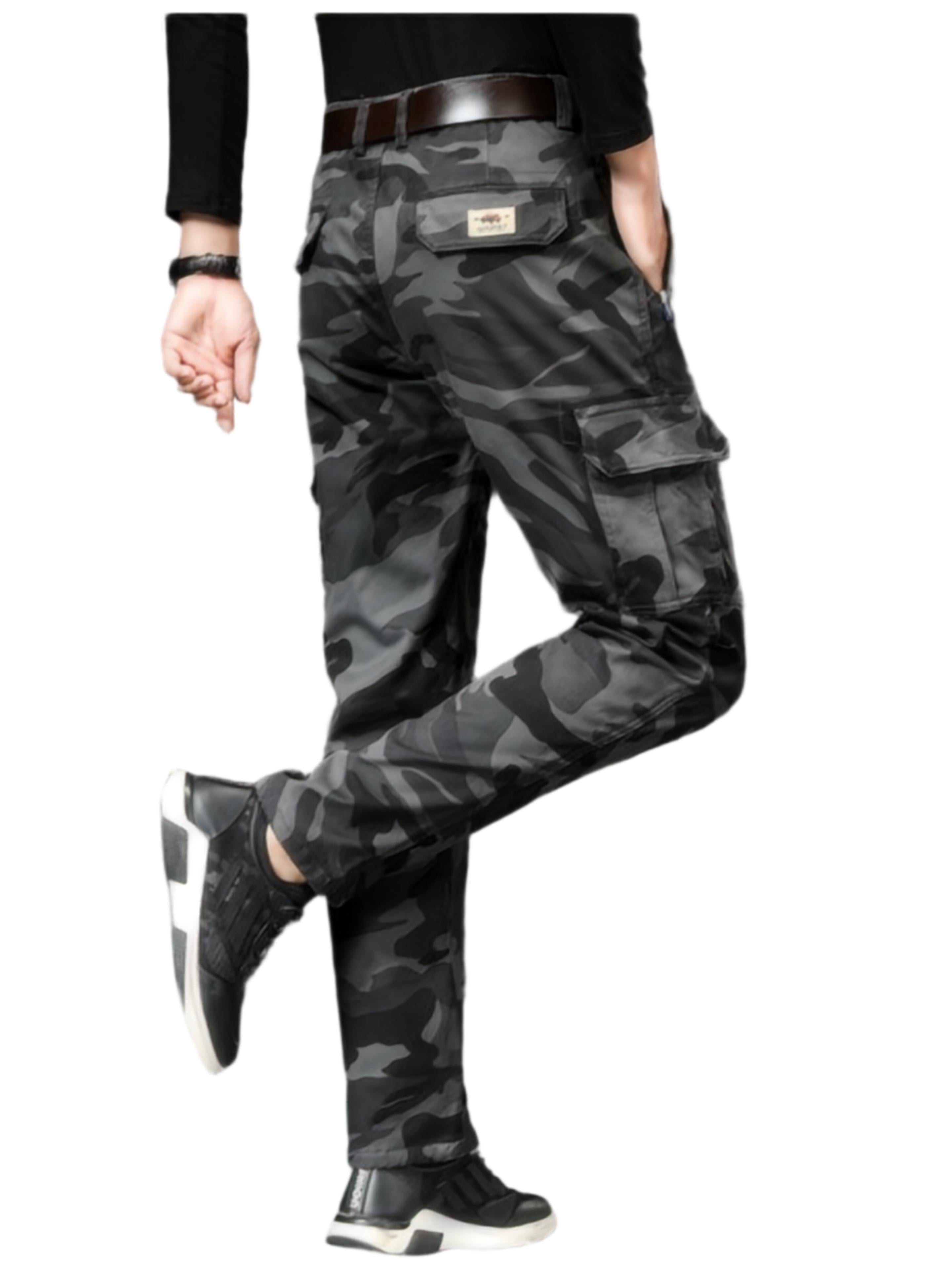 Men's Thermal Camo Cargo Pants