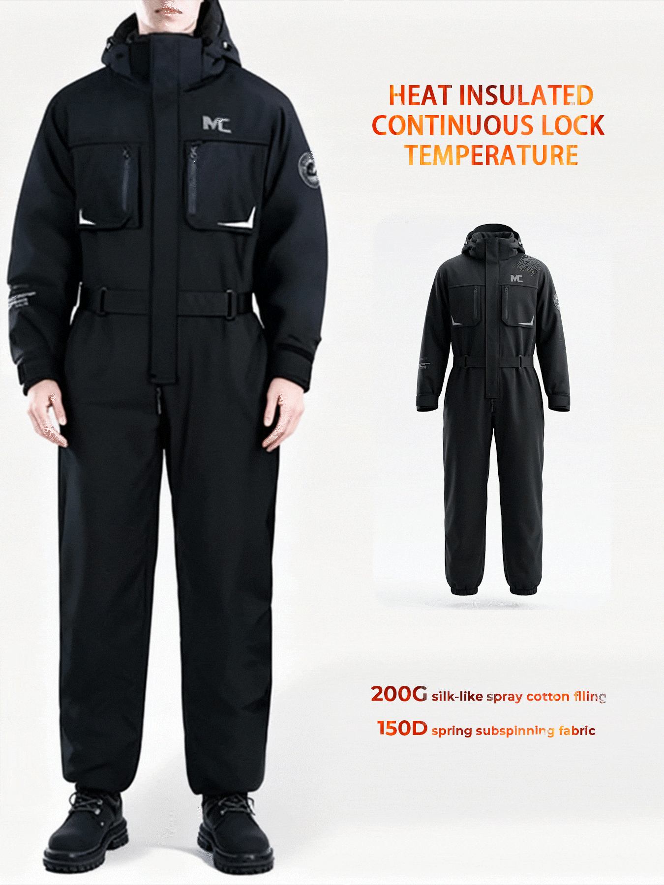 Winter Outdoor Insulated Riding One-Piece