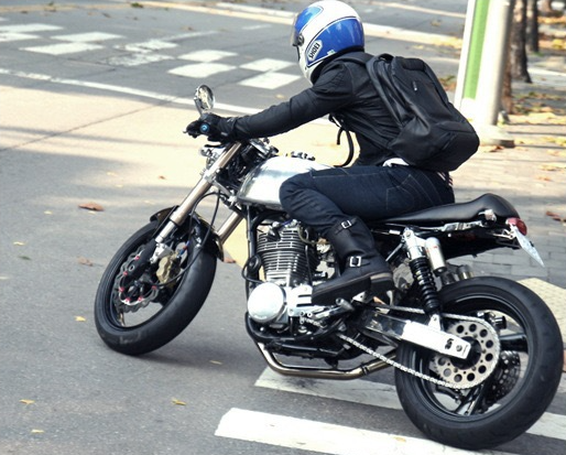 Abrasion-Resistant Motorcycle Skinny jeans