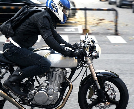 Abrasion-Resistant Motorcycle Skinny jeans