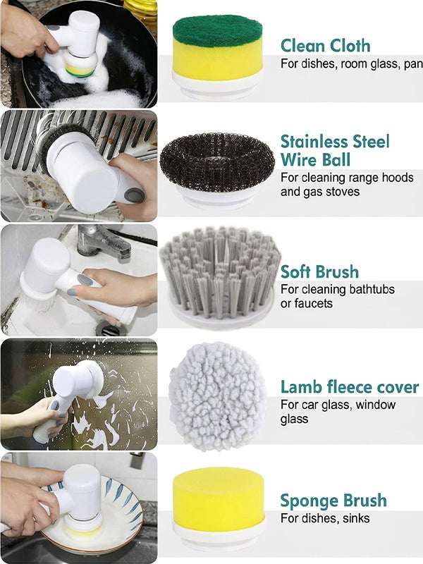 5 IN 1 Electric Magic Cleaning Brush