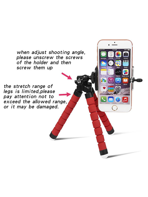 Portable and Flexible Octopus Tripods for Phone and Camera