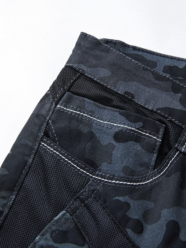 Men's Kevlar-Upgraded Camo Straight Pants - CE2 Armor