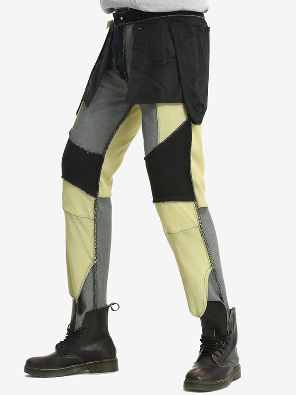 Abrasion-Resistant Motorcycle Skinny jeans