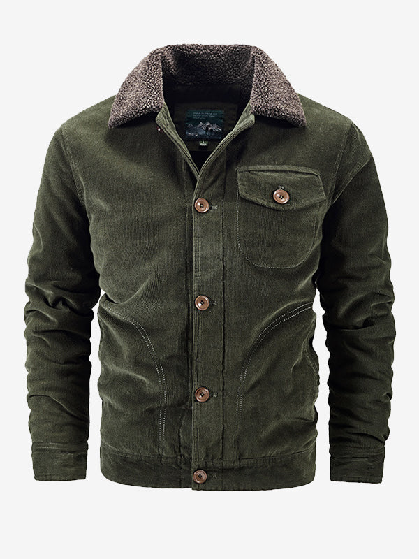 Men's Thermal Corduroy Riding Jacket