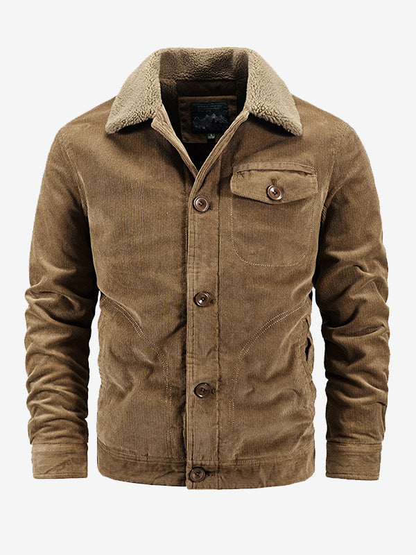 Men's Thermal Corduroy Riding Jacket