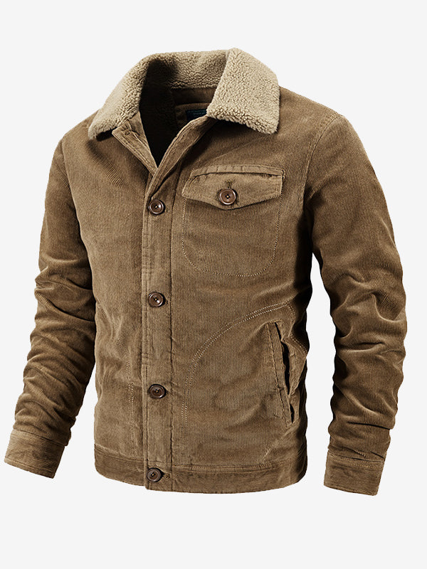 Men's Thermal Corduroy Riding Jacket