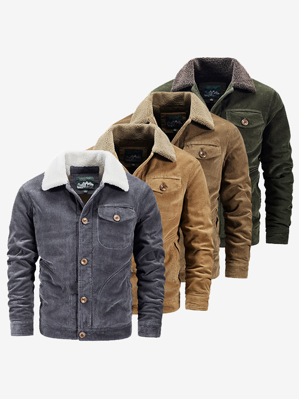 Men's Thermal Corduroy Riding Jacket