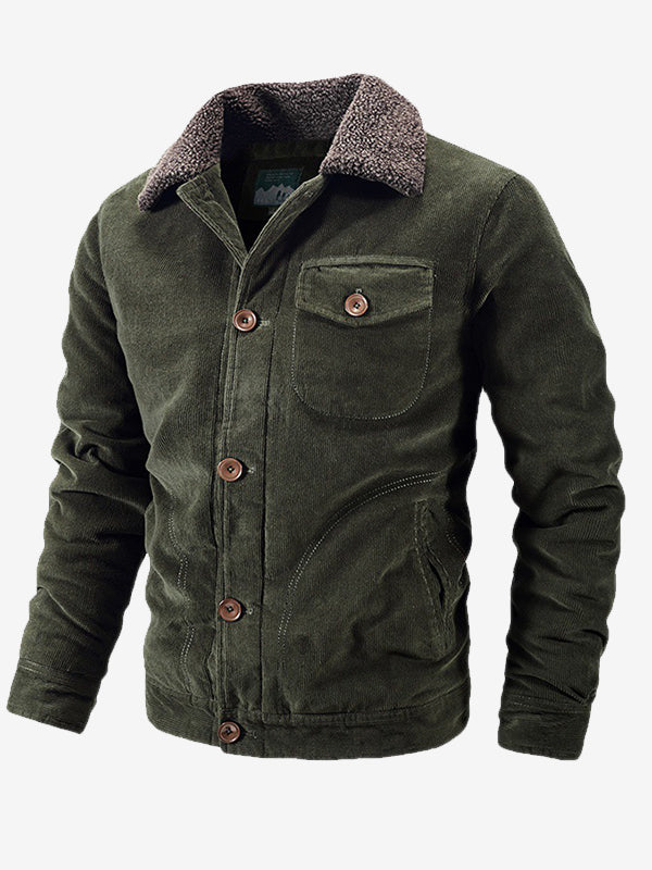 Men's Thermal Corduroy Riding Jacket