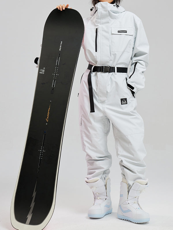 Warm And Waterproof Outdoor One-Piece Jumpsuit