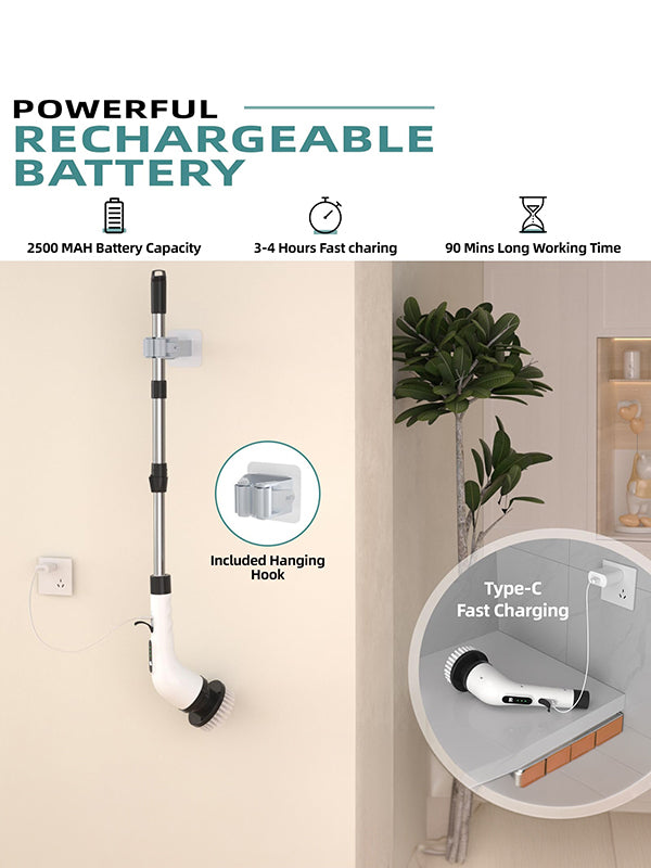 Multi-functional Electric Spin Scrubber