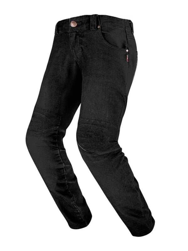 Men's Slim-Fit Armored Riding Jeans | Stretch Denim & Aramid Lining