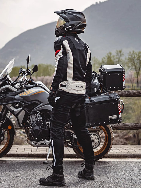 Men's Seasonal Motorcycle Pants - CE Armor & Adjustable Fit