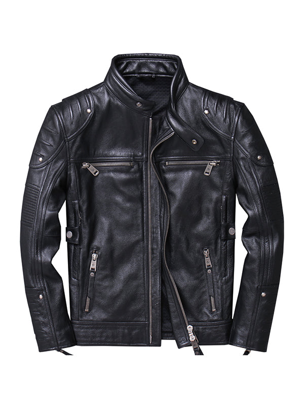 Men's Motorcycle Suit Vintage Leather Jacket