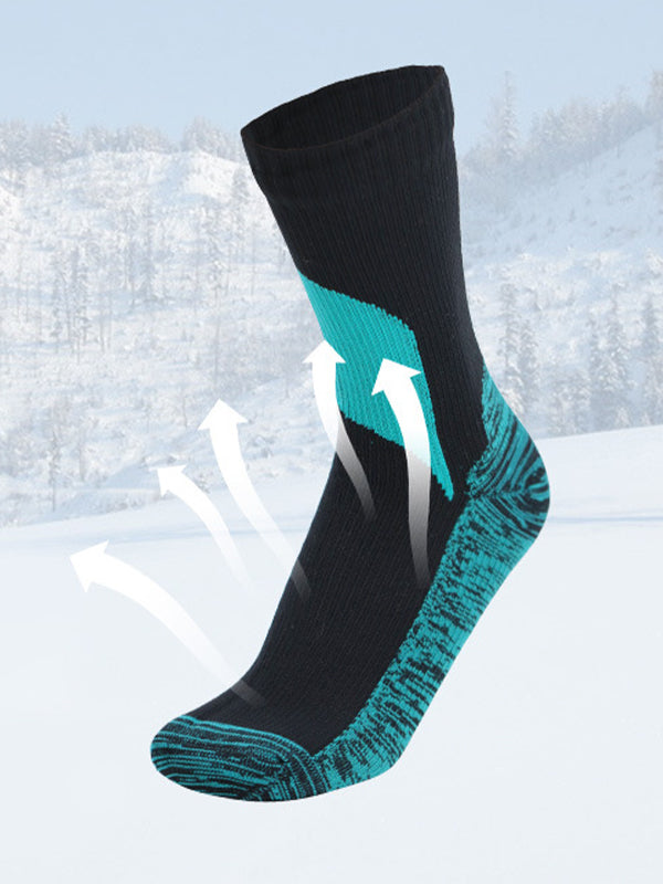 Men's Waterproof Outdoor Ski Waterproof Mid Tube Waterproof Socks