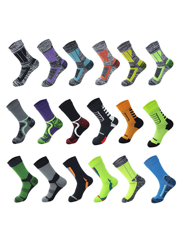 Men's Camo Waterproof Outdoor Ski Waterproof Mid Tube Waterproof Socks