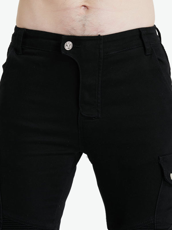 Men’s Green Camouflage Motorcycle Pants with Kevlar Reinforcement and CE Protectors