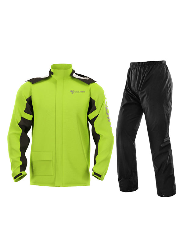 Mclula Motorcycle Rain Jacket and Pants Set With Free Storage Bag