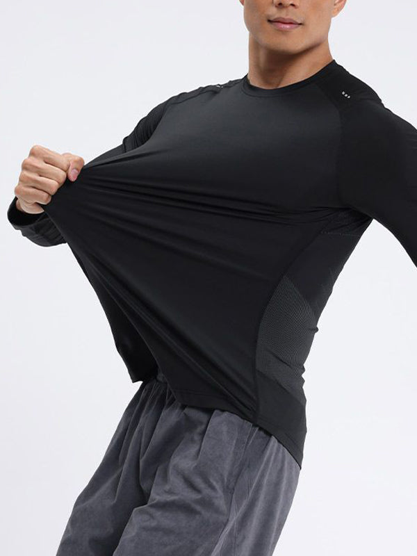 Men's Quick-Dry Motorcycle Base Layer Shirt