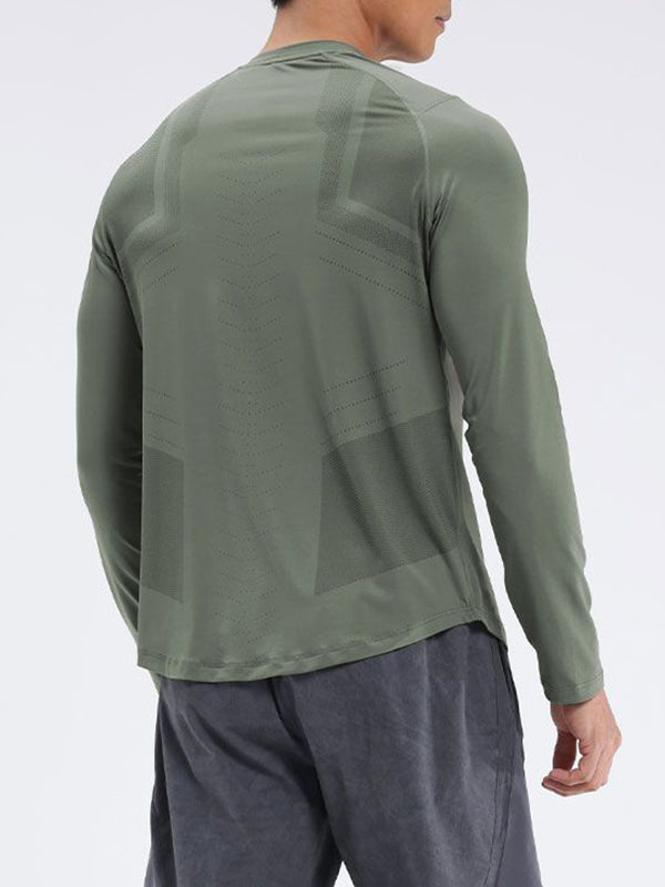 Men's Quick-Dry Motorcycle Base Layer Shirt