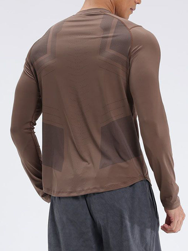 Men's Quick-Dry Motorcycle Base Layer Shirt