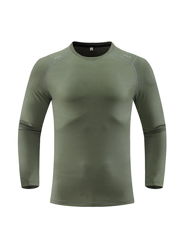 Men's Quick-Dry Motorcycle Base Layer Shirt