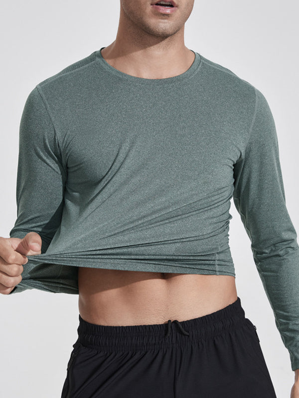 Men's Quick-Dry Breathable Motorcycle Riding Long Sleeve Shirt