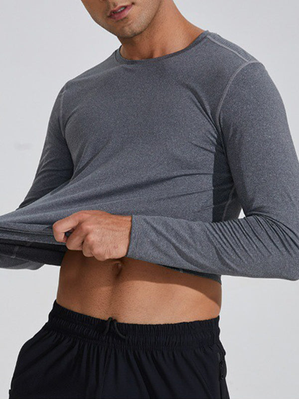 Men's Quick-Dry Breathable Motorcycle Riding Long Sleeve Shirt