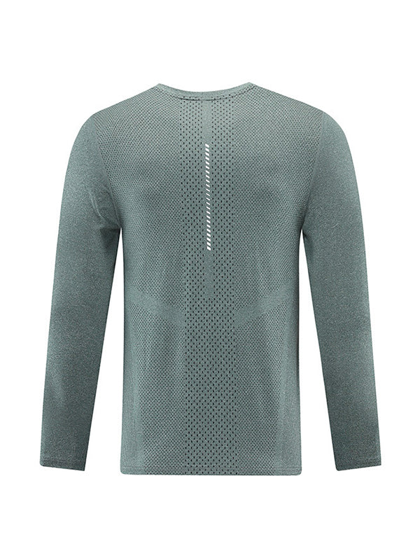 Men's Quick-Dry Breathable Motorcycle Riding Long Sleeve Shirt