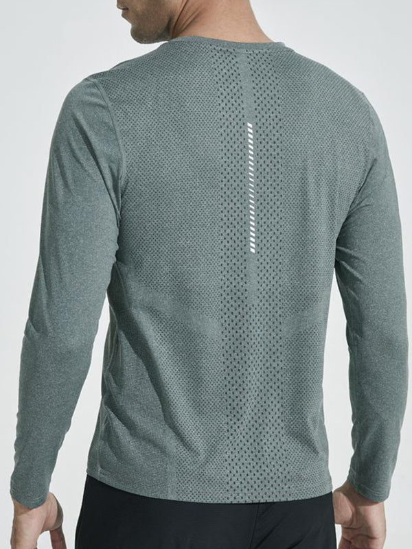 Men's Quick-Dry Breathable Motorcycle Riding Long Sleeve Shirt