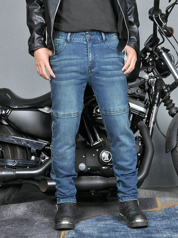 Men's Kevlar-Reinforced Motorcycle Riding Pants | CE Armor, Adjustable Four-Season Protective Gear