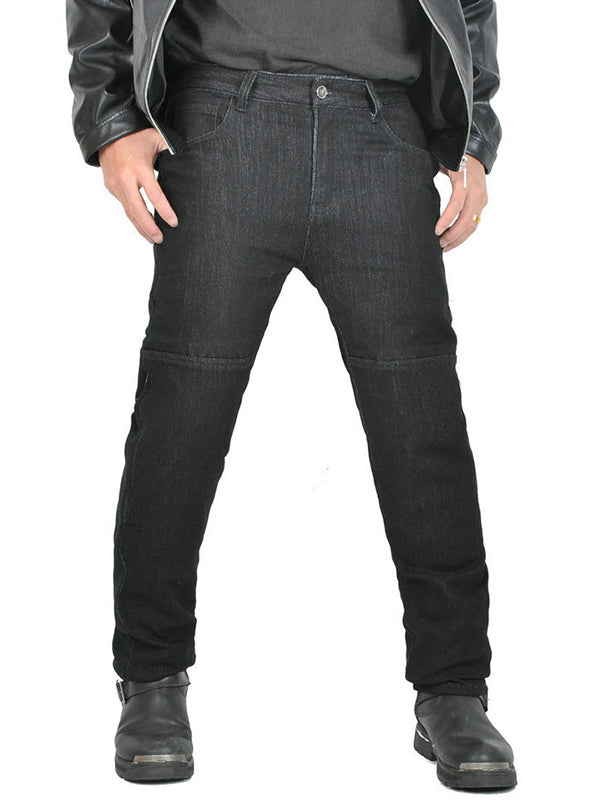 Men's Kevlar-Reinforced Motorcycle Riding Pants | CE Armor, Adjustable Four-Season Protective Gear