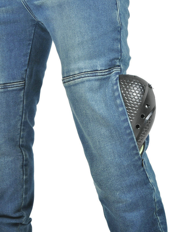 Men's Kevlar-Reinforced Motorcycle Riding Pants | CE Armor, Adjustable Four-Season Protective Gear