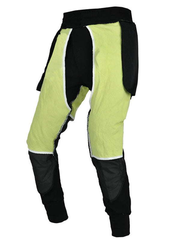 Men's Motorcycle Cargo Pants with Large Area Kevlar Reinforcement and CE Protectors