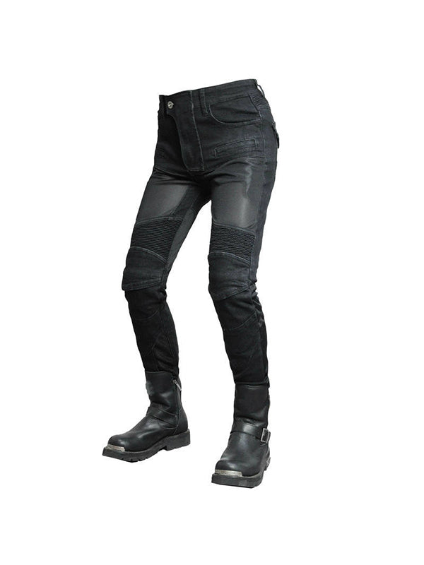 Women's Motorcycle Mesh Breathable Anti Fall Riding Jeans