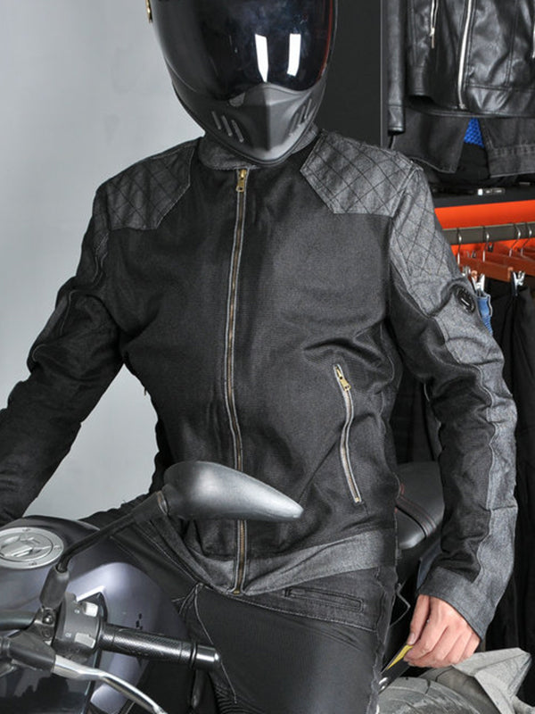 Men's Mesh Breathable Motorcycle Riding Jacket