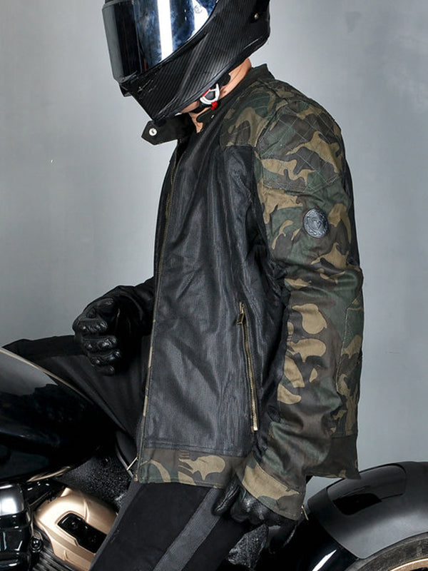 Men's Mesh Breathable Motorcycle Riding Jacket