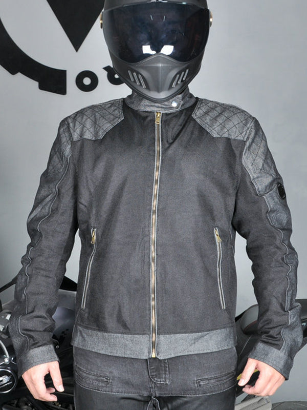 Men's Mesh Breathable Motorcycle Riding Jacket