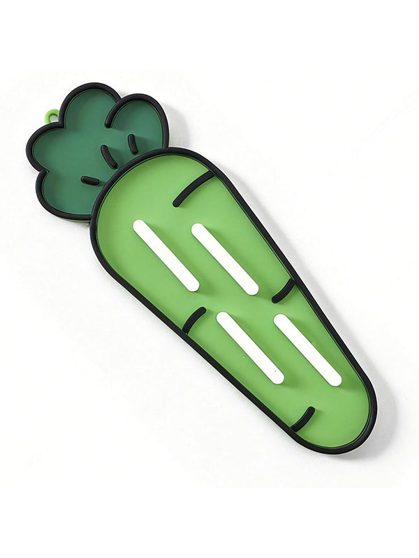 Silicone heat-resistant stove spoon holder