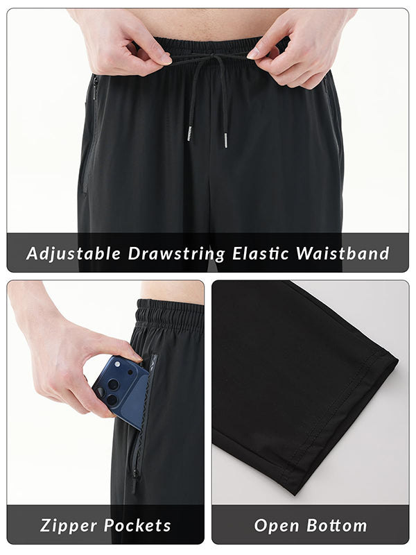 Men's Quick-Dry Pants with Zipper Pockets