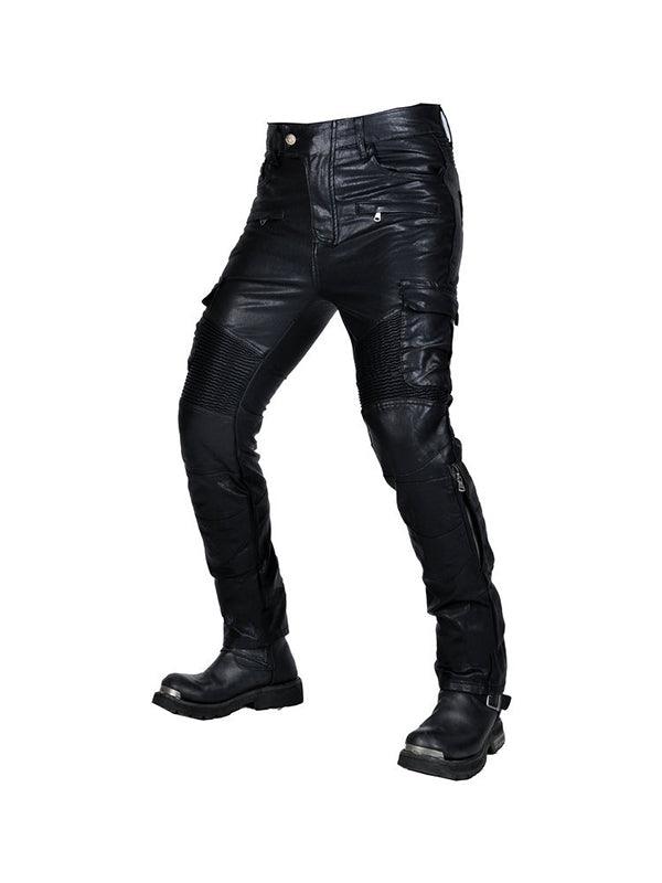 Leather Flex Back Waterproof Riding Pants