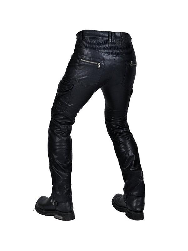 Leather Flex Back Waterproof Riding Pants