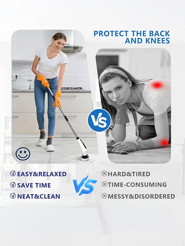 Multi-functional Electric Spin Scrubber