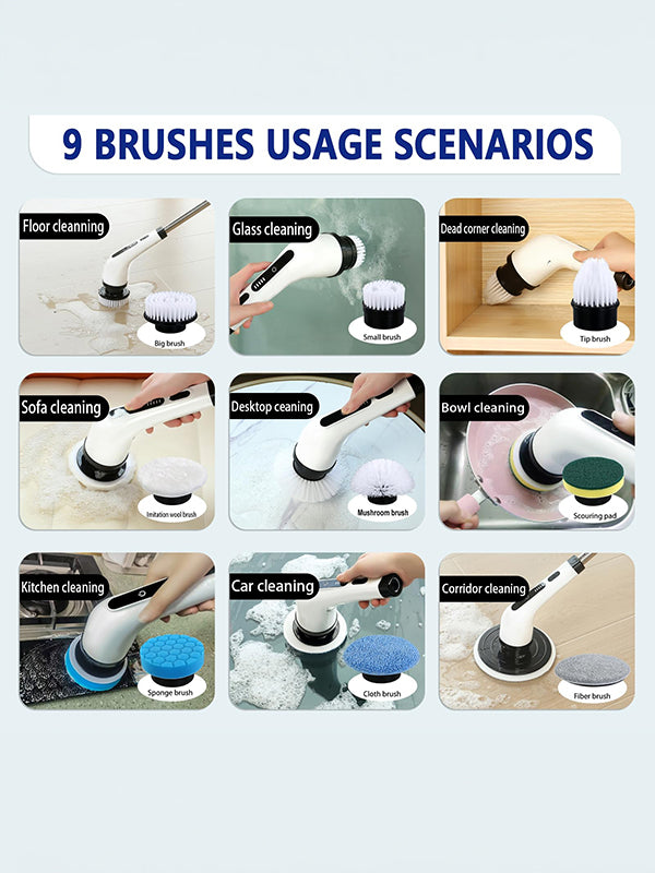 Multi-functional Electric Spin Scrubber