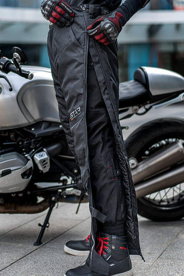 Warm And Quick-Release Motorcycle Pants with CE Certified Knee Guards
