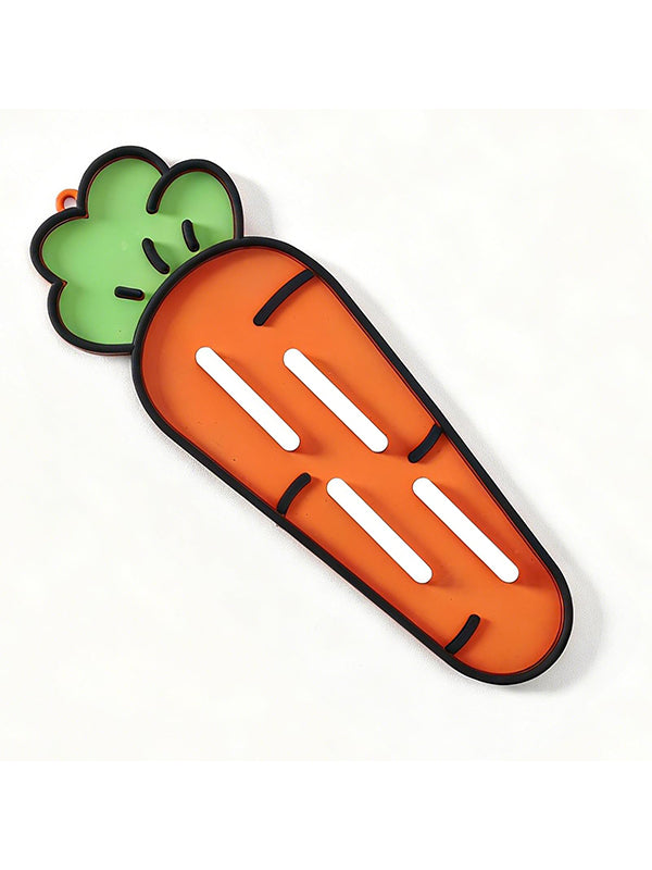 Silicone heat-resistant stove spoon holder