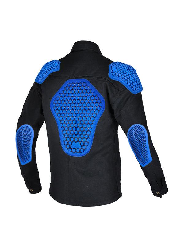 Men's Retro Windproof and Anti-fall Cycling Long Sleeve Shirt